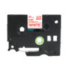 SBT tape for Brother TZeFX252 24mm x 8m Red on White, flexible - Image 3
