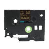 SBT tape for Brother TZeFX344 18mm x 8m Gold on Black, flexible - Image 3