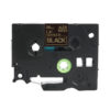 SBT tape for Brother TZeFX364 36mm x 8m Gold on Black, flexible - Image 3