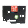 SBT tape for Brother TZeFX435 12mm x 8m White on Red, flexible - Image 3