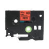 SBT tape for Brother TZeFX451 24mm x 8m Black on Red, flexible - Image 3