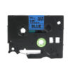 SBT tape for Brother TZeFX551 24mm x 8m Black on Blue, flexible - Image 3