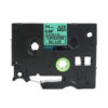 SBT tape for Brother TZeFXT551 24mm x 8m Black on Turquoise Blue, flexible - Image 3
