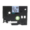 SBT tape for Brother TZeMQ531 12mm x 8m Black on Pastel Blue, pale color matt - Image 3