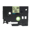 SBT tape for Brother TZeMQG31 12mm x 8m Black on Mint Green, pale color matt - Image 3