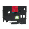 SBT tape for Brother TZeRW34 12mm x 4m Gold on Red, satin ribbon - Image 3