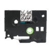 SBT tape for Brother TZeS121 9mm x 8m Black on Clear, strong adhesive - Image 3