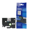 SBT tape for Brother TZeS141 18mm x 8m Black on Clear, strong adhesive