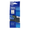SBT tape for Brother TZeS145 18mm x 8m White on Clear, strong adhesive - Image 2