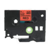 SBT tape for Brother TZeS411 6mm x 8m Black on Red, strong adhesive - Image 3