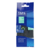 SBT tape for Brother TZeT545 18mm x 8m White on Turquoise Blue, standard adhesive - Image 2