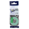 SBT tape for Casio XR12AGN 12mm x 8m White on Green, standard label - Image 2