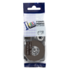 SBT tape for Casio XR12BKS 12mm x 8m Silver on Black, standard label - Image 2