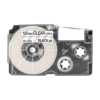 SBT tape for Casio XR12X 12mm x 8m Black on Clear, standard label