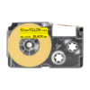 SBT tape for Casio XR12YW 12mm x 8m Black on Yellow, standard label