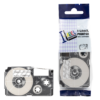SBT tape for Casio XR18AX 18mm x 8m White on Clear, standard label - Image 3