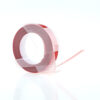 SBT tape for Dymo 898152 12mm x 3m White on Red, embossing