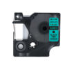 SBT tape for Dymo 43619 6mm x 7m Black on Green, standard label - Image 2