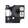 SBT tape for Dymo 45010 12mm x 7m Black on Clear, standard label - Image 2