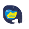 SBT tape for Dymo 91222 12mm x 4m Black on Yellow, plastic