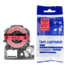 SBT tape for Epson LK3RBP 9mm x 8m Black on Red, standard label - Image 3