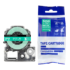 SBT tape for Epson LK2GWV 6mm x 8m White on Green, standard label - Image 3
