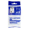 SBT tape for Epson LA5WBQ 18mm x 5m Black on White, iron-on fabric - Image 2
