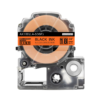 SBT tape for Epson LK5DBF 18mm x 5m Black on Fluorescent Orange, Fluorescent