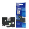 SBT tape for Brother HGe161 36mm x 8m Black on Clear, high grade