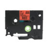 SBT tape for Brother HGe451 24mm x 8m Black on Red, high grade - Image 2